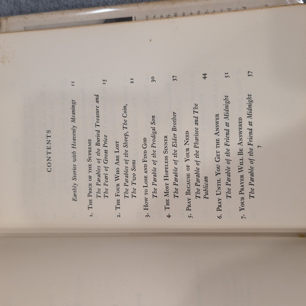 When The Heart‎ Is Hungry Christ's Parables For Today Charles L Allen Hardcover - Picture 5 of 7
